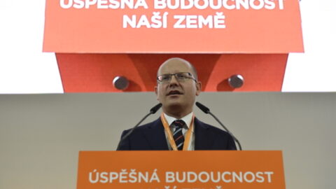 Bohuslav Sobotka na 39. sjezdu ČSSD