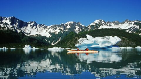 Kayaking im Kenai Fjord NP, Alaska