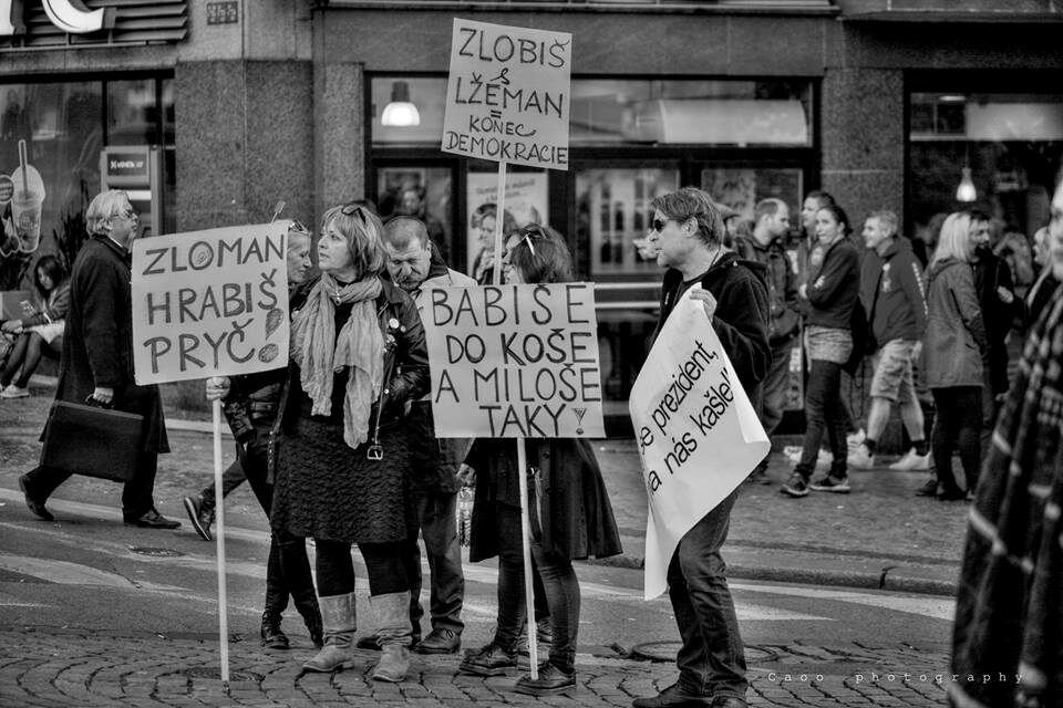 Demonstrace na Václavském náměstí - Proč? Proto!