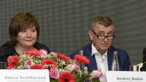 Alena Schillerová a Andrej Babiš