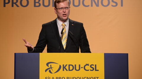 Předseda KDU-ČSL Pavel Bělobrádek. 