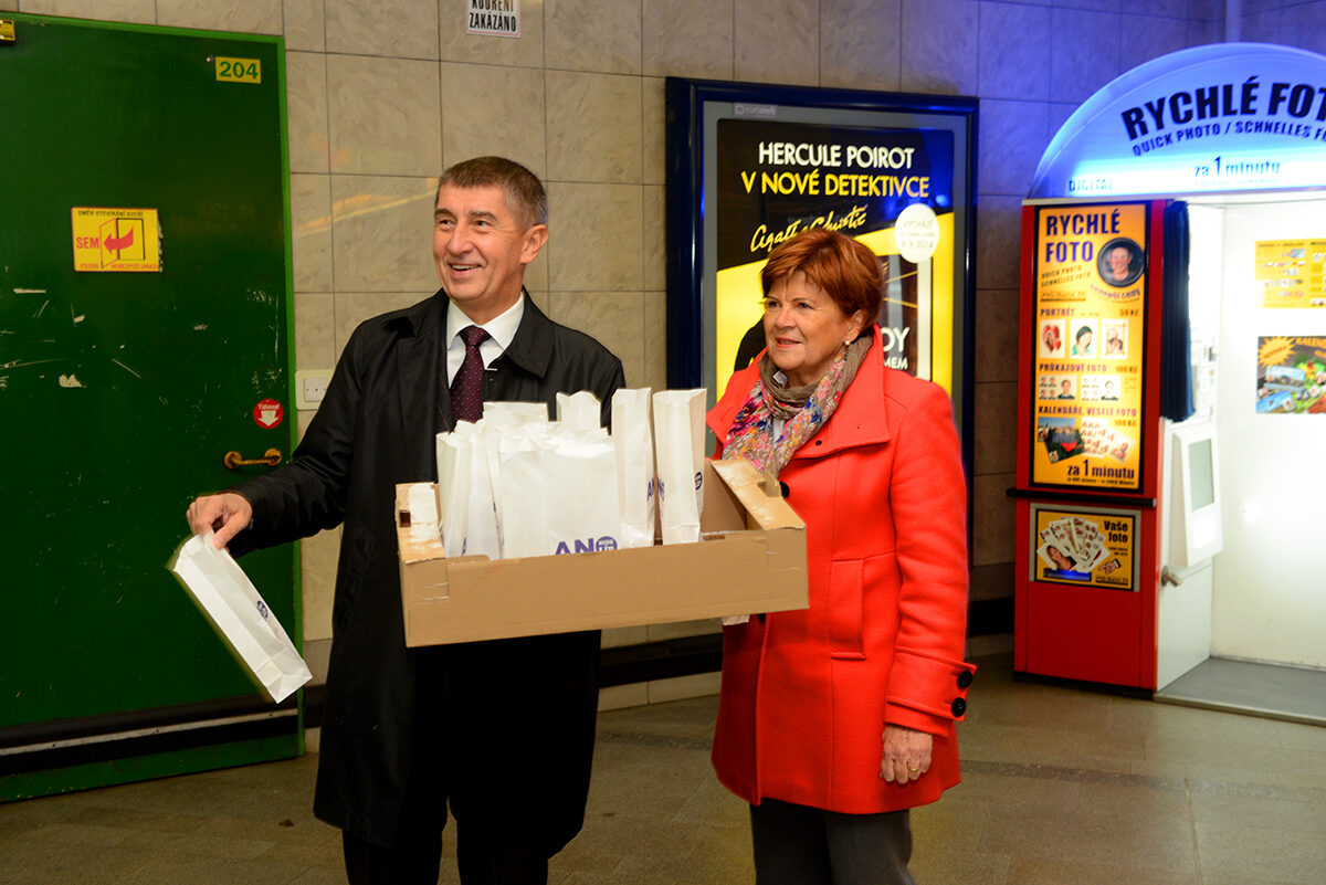 Andrej Babiš a Zuzana Baudyšová