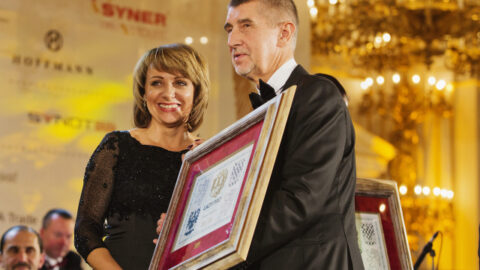 Bývalá pražská primátorka Adriana Krnáčová a premiér Andrej Babiš