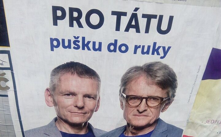 Volební plakát strany Realisté z roku 2017