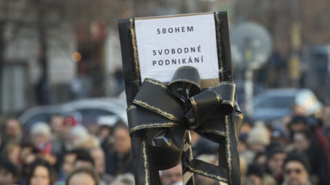 Ilustrační foto – demonstrace na Václavském náměstí proti zavedení EET dne 3. prosince 2016 