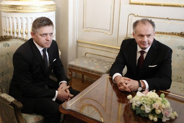 Robert Fico a Andrej Kiska