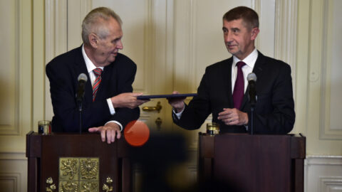 Prezident Miloš Zeman a premiér Andrej Babiš