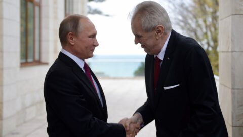 Miloš Zeman a Vladimir Putin