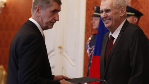 Prezident Miloš Zeman a premiér Andrej Babiš