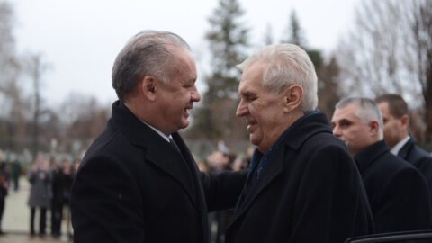 Andrej Kiska a Miloš Zeman