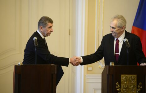 Andrej Babiš a Miloš Zeman