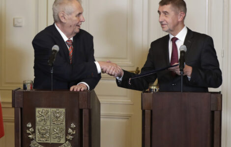 Prezident Miloš Zeman a premiér Andrej Babiš