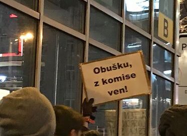 Demonstrace na Václavském náměstí