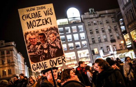 Demonstrace na Václavském náměstí