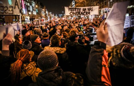 Demonstrace na Václavském náměstí