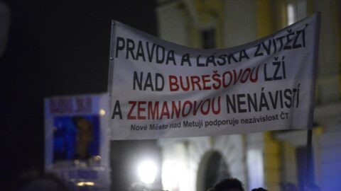 Demonstrace za svobodu médií