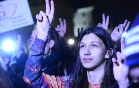 Demonstrace za svobodu médií