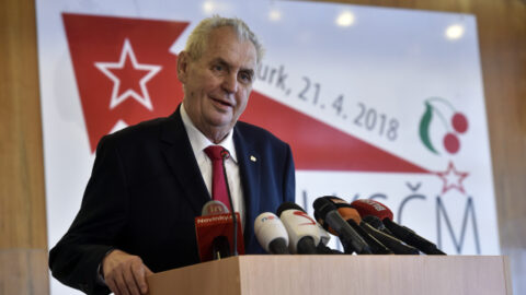 Prezident Miloš Zeman sjezdu KSČM