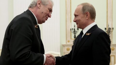 Miloš Zeman a Vladimir Putin