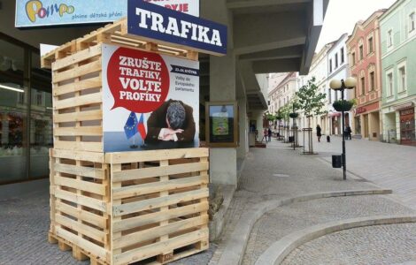 Volební kampaň hnutí ANO proti trafikám