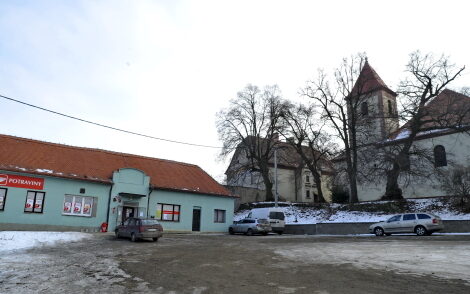 Obchod s potravinami v Božicích na Znojemsku 