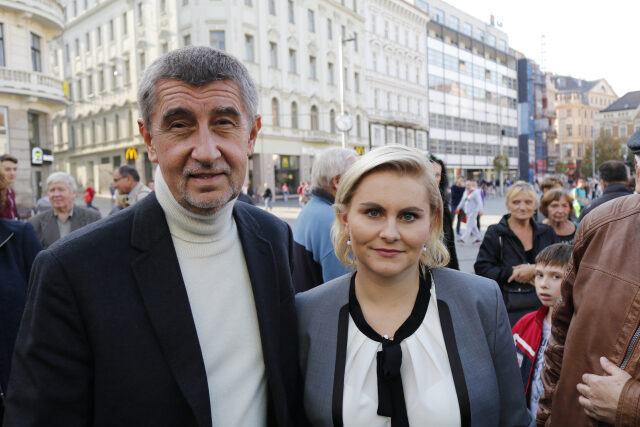 Andrej Babiš a Taťána Malá