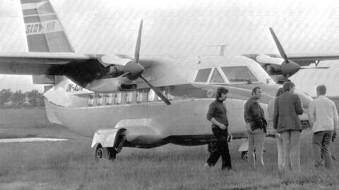 Unesený Turbolet L-410.