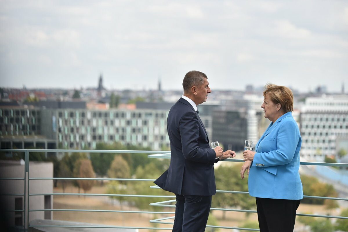 Andrej Babiš a Angela Merkelová (archiv).