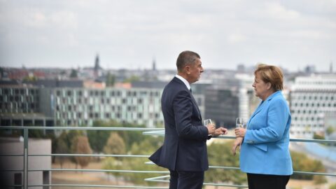 Andrej Babiš a Angela Merkelová (archiv).