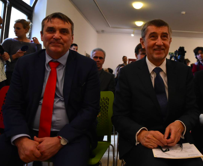 Petr Vokrál a Andrej Babiš