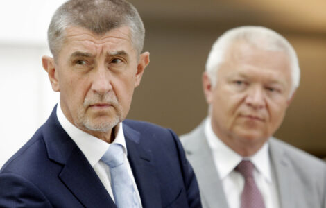 Premiér Andrej Babiš a první místopředseda ANO Jaroslav Faltýnek 