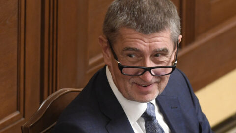 Premiér Andrej Babiš ve sněmovně