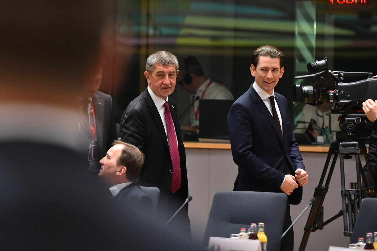 Andrej Babiš a Sebastian Kurz