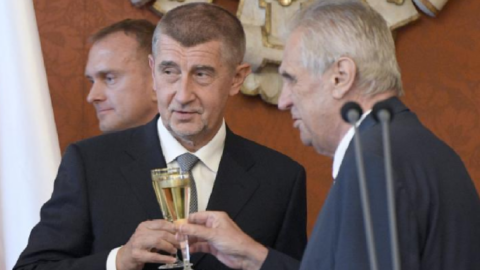 Premiér Andrej Babiš a prezident Miloš Zeman