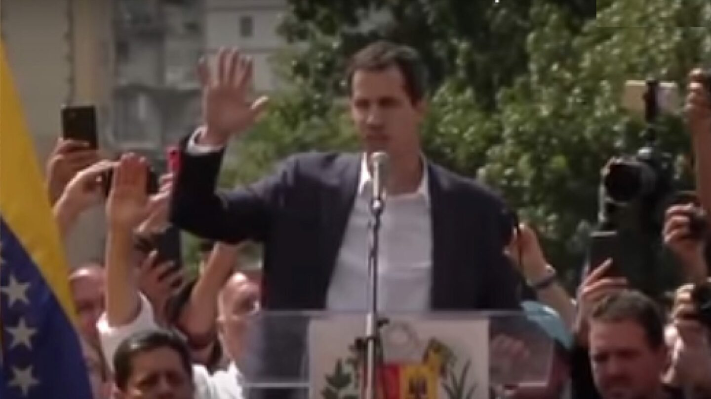 Prozatímní venezuelský prezident Juan Guaidó.