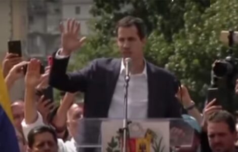 Prozatímní venezuelský prezident Juan Guaidó.