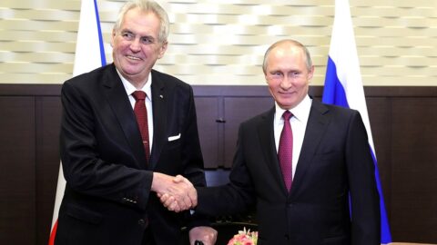 Miloš Zeman s Vladimirem Putinem