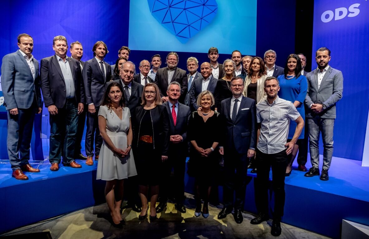 Vedení Občanské demokratické strany na programové konferenci 16.3.2019