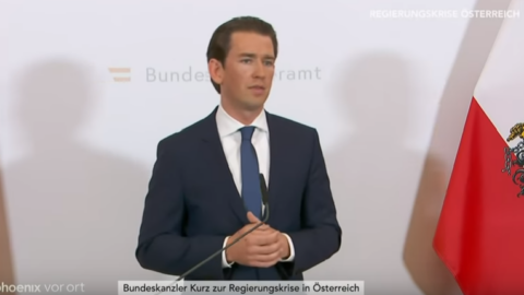 Rakouský kancléř Sebastian Kurz 