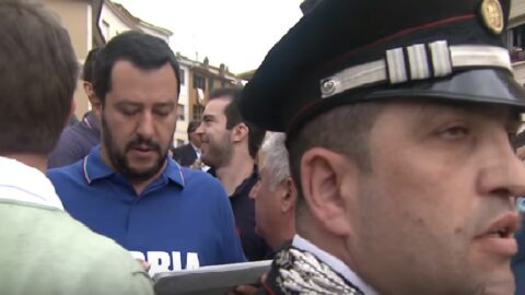 Italský populista Matteo Salvini.