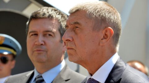  Jan Hamáček a Andrej Babiš