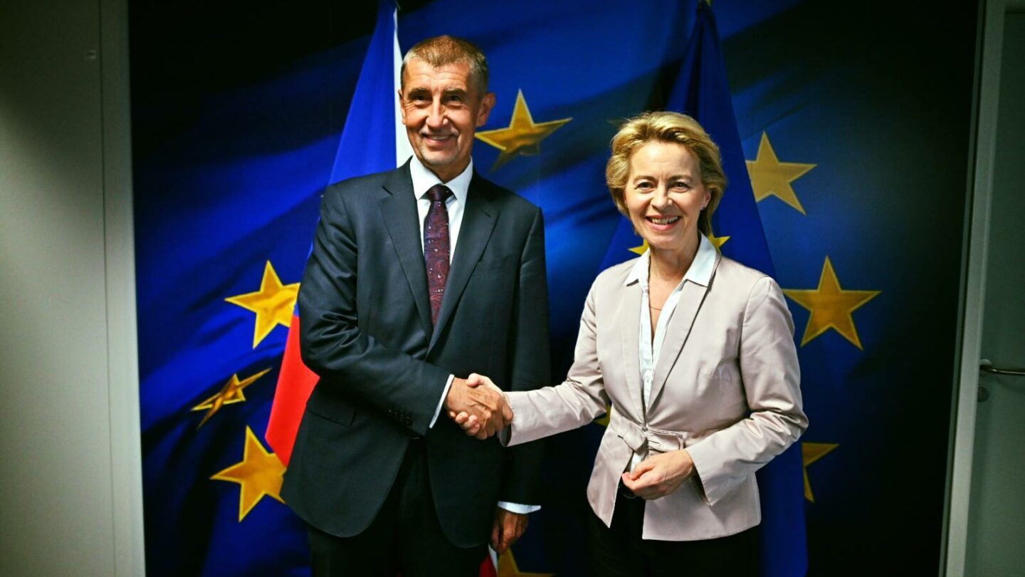 Andrej Babiš a Ursula von der Leyenová