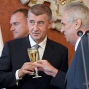 Ex-premiér Andrej Babiš a prezident Miloš Zeman 