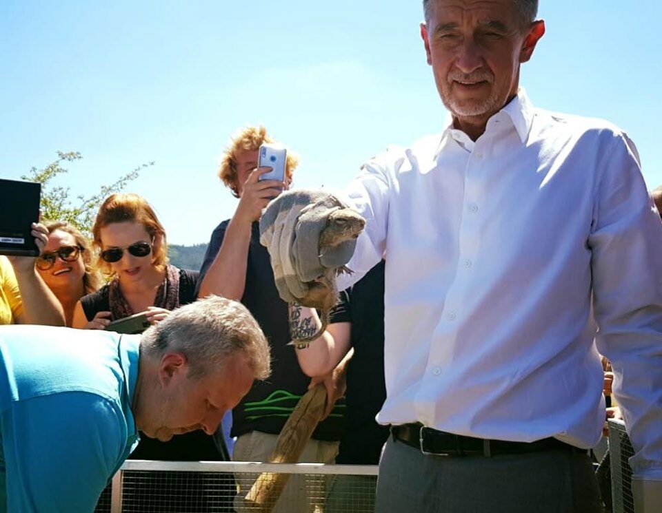 Andrej Babiš se syslem