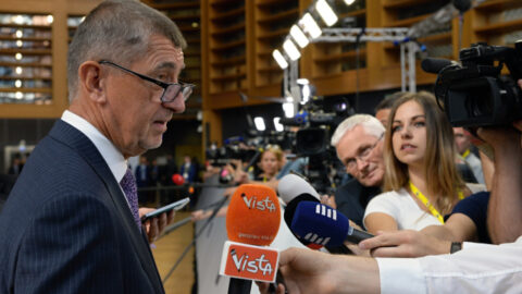 Premiér Andrej Babiš na mimořádném summitu EU v Bruselu