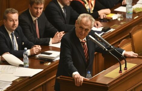 Prezident Miloš Zeman v Poslanecké sněmovně