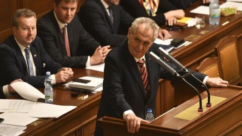 Prezident Miloš Zeman v Poslanecké sněmovně