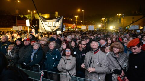 Demonstrace proti Andreji Babišovi