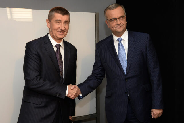 Andrej Babiš a Miroslav Kalousek