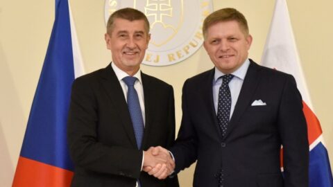 Andrej Babiš (ANO) a Robert Fico (Smer-SD).